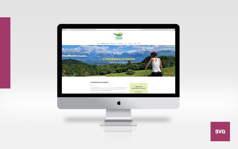Il sito Anello della Val Belluna | SVG Comunicazione